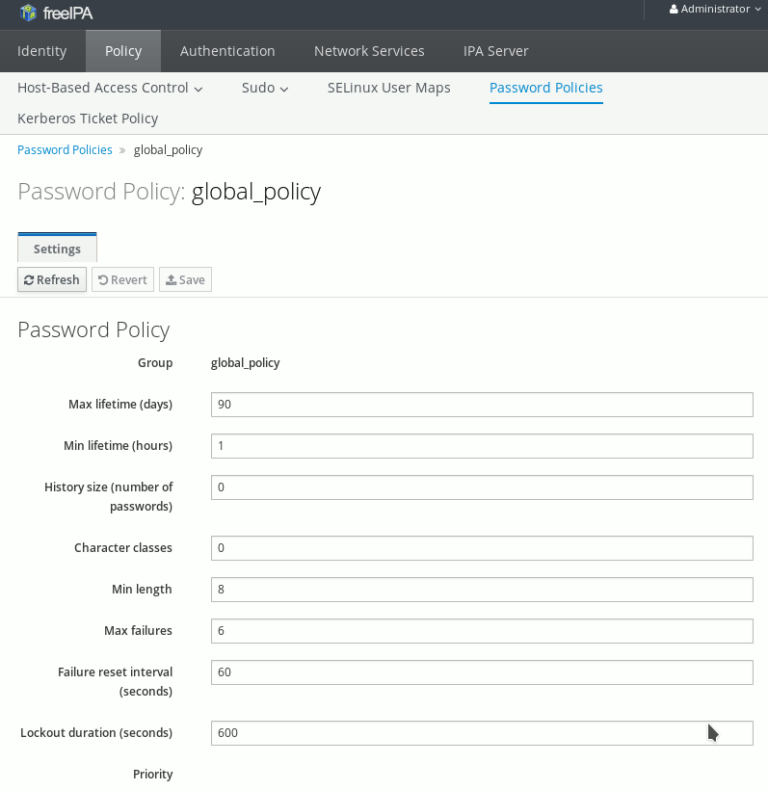 FreeIPA: Einführung in das Webinterface – Changelog